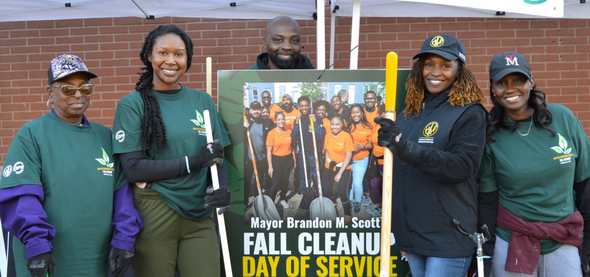 MOHS joins City agencies, community organizations, and residents for Mayor Scott's 2024 Annual Fall Cleanup.